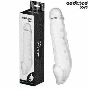 ADDICTED TOYS - EXTENSION DE PÃNIS TRANSPARENTE TAILLE S 23 CM